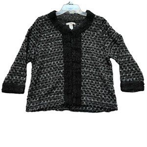 Susan Bristol Boucle Sweater Jacket